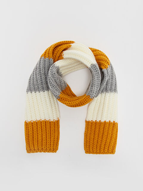 LCW baby Renk Bloklu Erkek Bebek Atkı - W3JL93Z1-MNY