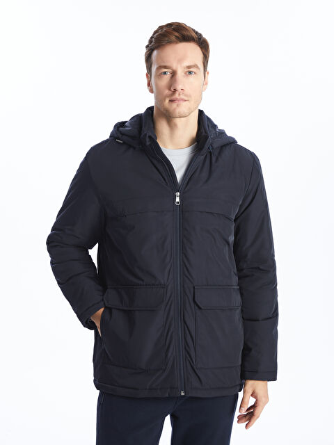 SOUTHBLUE Standart Kalıp Kapüşonlu Erkek Şişme Mont - W3JM61Z8-RFH