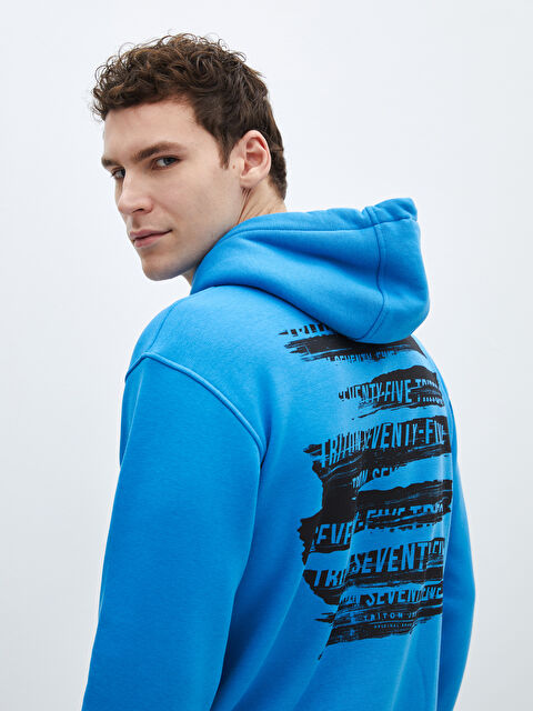 CALİMERA MODA Baskılı Kapüşonlu Erkek Sweatshirt - W3JU37Z8-GJY