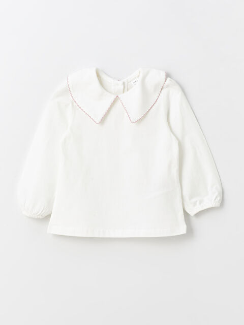 LCW Kids Bebe Yaka Kız Çocuk Tişört - W3K438Z1-FES