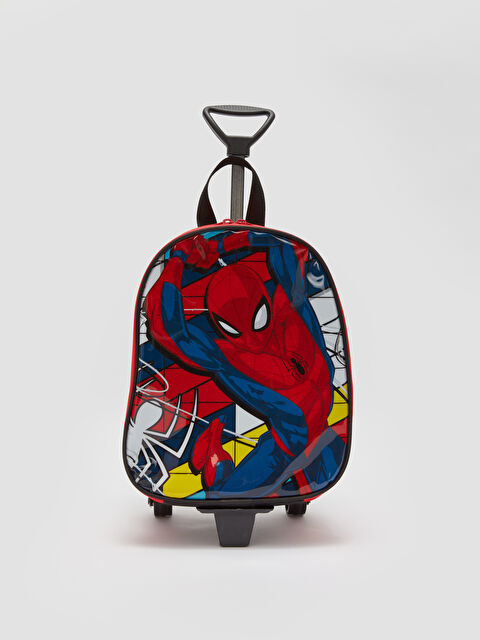 LCW ACCESSORIES Spider-Man Baskılı Erkek Çocuk Çekçekli Çanta - W3K447Z4-M0T