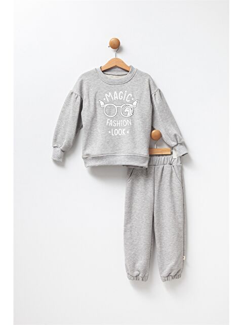 Pija Pija Bisiklet Yaka Uzun Kollu Kız Bebek 2’li Takım - W3K452Z1-GE9