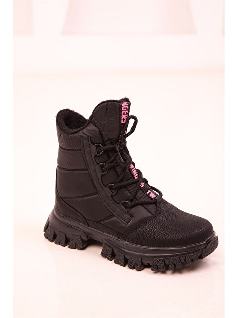 Soho Exclusive Deri Görünümlü Bağcıklı Unisex Kar Botu - W3K551Z4-HEG