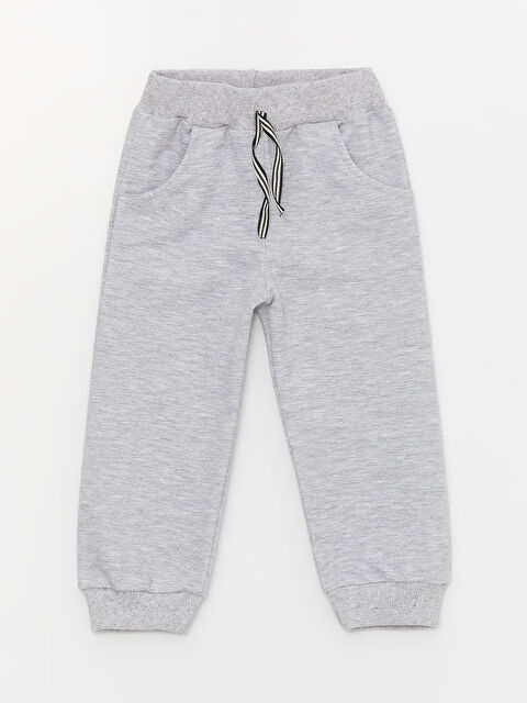 Luggi Baby Beli Lastikli Basic Erkek Bebek Eşofman Altı - W3K613Z1-DEK