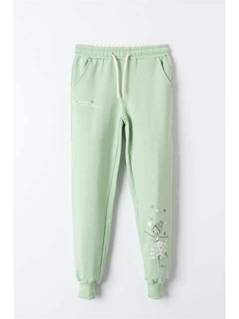 Mışıl Kids Beli Lastikli Baskılı Kız Çocuk Eşofman Altı - W3KD83Z4-GHX