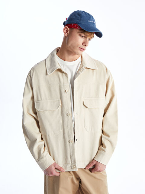 XSIDE Rahat Kalıp Uzun Kollu Erkek Gömlek Ceket - W3KK68Z8-YDZ