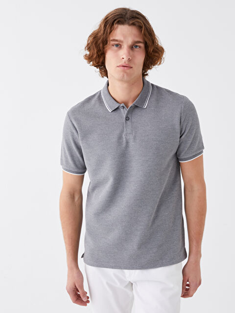 LCW Vision Polo Neck Short Sleeve Men's T-Shirt - S40101Z8-LAL