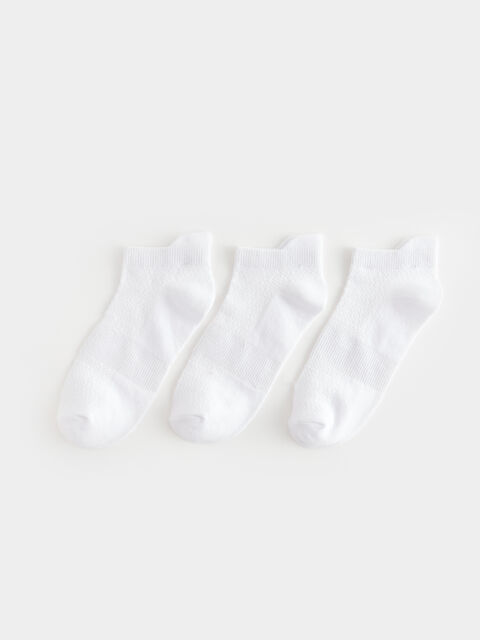 LCW DREAM Kadın Düz Patik Çorap 3'lü - S40105Z8-FFB