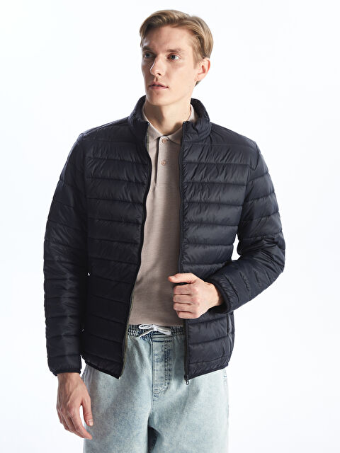 LCWAIKIKI Classic Standart Kalıp Dik Yaka Erkek Şişme Mont - S40401Z8-RFD