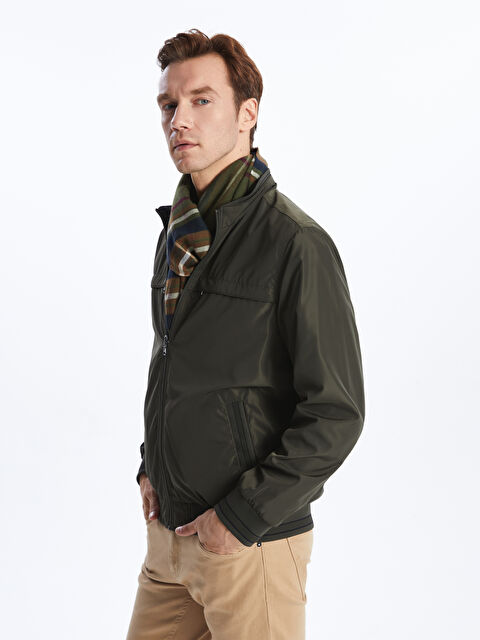 LCWAIKIKI Classic Standard Fit Funnel Neck Men's Coat - S40413Z8-K75