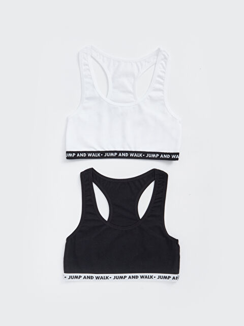 LCW Kids Baskılı Kız Çocuk Büstiyer 2'li - S40437Z4-CVL