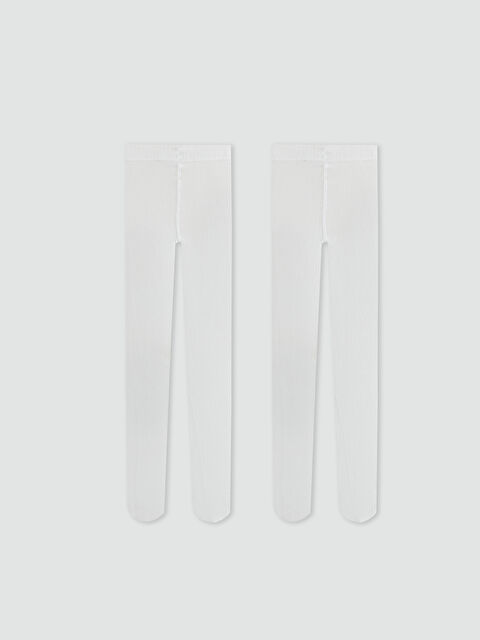 LCW Kids Basic Kız Çocuk Külotlu Çorap 2'li - S40472Z4-JYX