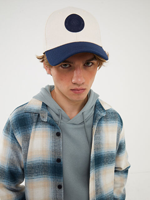 LCW ACCESSORIES Etiket Baskılı Erkek Kep Şapka - S40519Z8-VHM