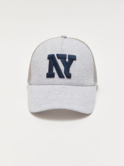 XSIDE Yazı Nakışlı Erkek Kep Şapka