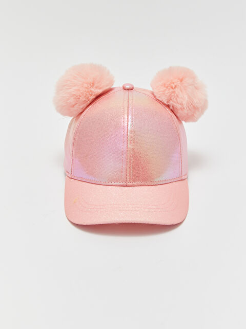 LCW ACCESSORIES Ponpon Detaylı Kız Çocuk Kep Şapka - S40534Z4-R9A