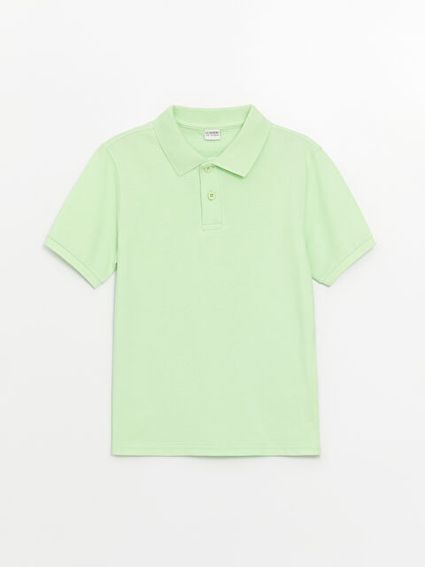 LCW Kids Polo Neck Basic Short Sleeve Boys' T-Shirt - S40739Z4-FUQ