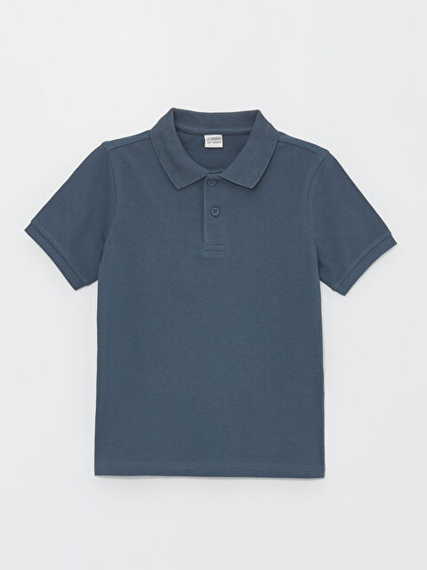 LCW Kids Polo Neck Basic Short Sleeve Boys' T-Shirt - S40739Z4-VZK