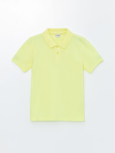 LCW Kids Polo Yaka Basic Kısa Kollu Erkek Çocuk Tişört - S40739Z4-VZM