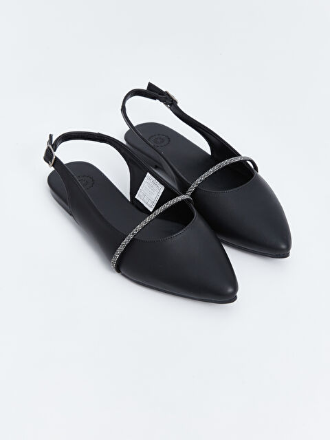 LCW STEPS Stone Detailed Women's Ballet Flats - S40884Z8-HUC