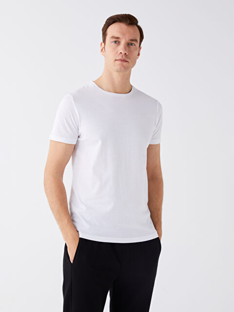 LCWAIKIKI Classic Crew Neck Jersey Men's T-Shirt - S41096Z8-Q6K