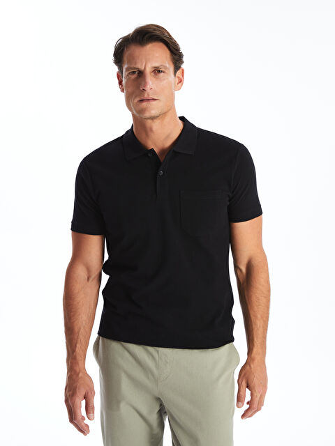 LCWAIKIKI Classic Polo Yaka Kısa Kollu Pike Erkek Tişört
