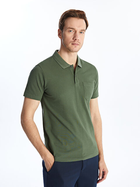 LCWAIKIKI Classic Polo Yaka Kısa Kollu Pike Erkek Tişört