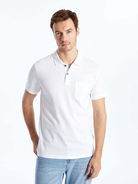 LCWAIKIKI Classic Polo Yaka Kısa Kollu Pike Erkek Tişört