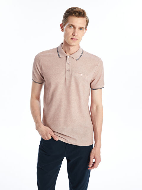 LCWAIKIKI Classic Polo Neck Short Sleeve Men's T-Shirt - S41105Z8-E0B