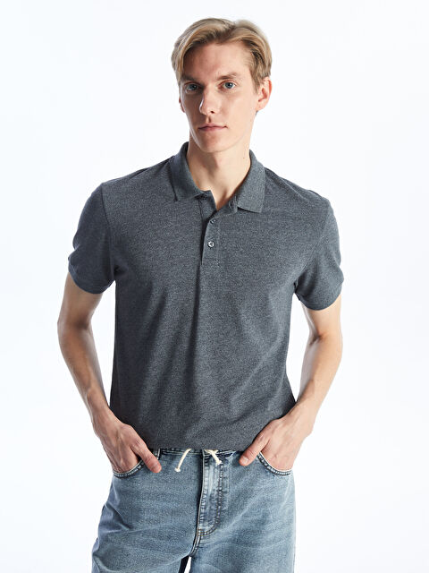 LCWAIKIKI Classic Polo Yaka Kısa Kollu Pike Erkek Tişört - S41134Z8-MKJ