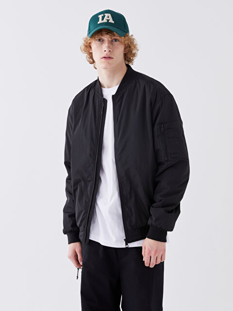 XSIDE Rahat Kalıp Kolej Yaka Erkek Bomber Mont