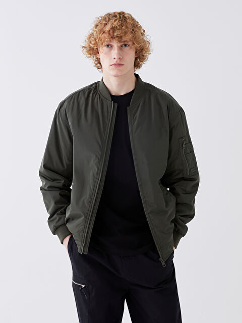 XSIDE Rahat Kalıp Kolej Yaka Erkek Bomber Mont - S41142Z8-V9N