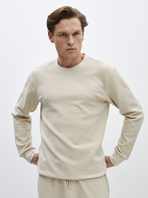 XSIDE Мужская толстовка с круглым вырезом и длинными рукавами - S41229Z8-S3A