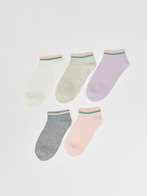 LCW Kids Kız Çocuk Patik Çorap 5'li - S41279Z4-EEW