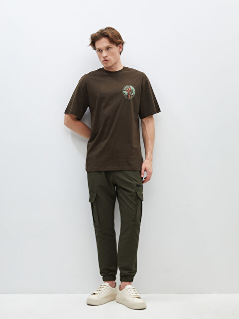 XSIDE Slim Fit Men's Cargo Trousers - S41371Z8-MGL