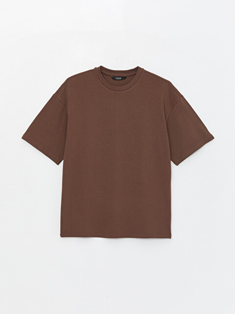 XSIDE Crew Neck Short Sleeve Men's T-Shirt - S41432Z8-HKQ - LC Waikiki