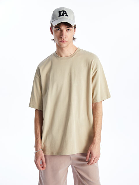 XSIDE Crew Neck Short Sleeve Men's T-Shirt - S41432Z8-SQV