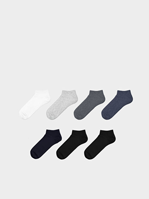 LCW ACCESSORIES Düz Erkek Patik Çorap 7'li - S41502Z8-K00