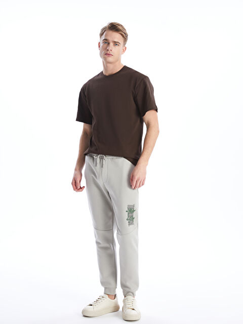 XSIDE Плътен Спортен Панталон Джогър за Мъже с Редовна Кройка - S41606Z8-VK9