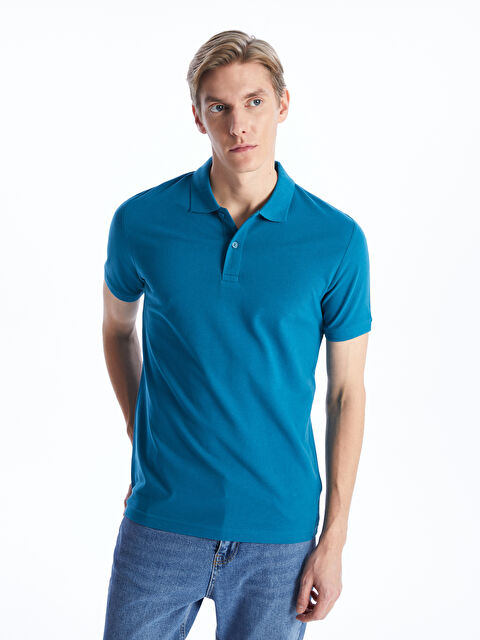 LCWAIKIKI Classic Мужская футболка-поло из пике с короткими рукавами - S41699Z8-HGK