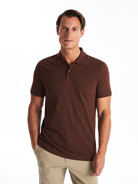 LCWAIKIKI Classic Polo Yaka Kısa Kollu Pike Erkek Tişört - S41699Z8-JTW