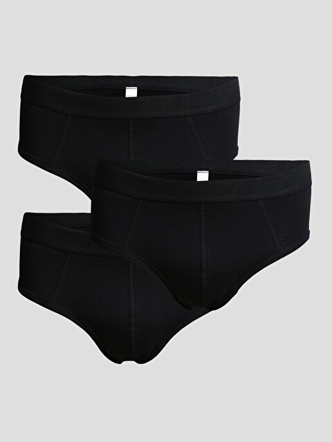 LC WAIKIKI Standart Kalıp Pamuklu Esnek Erkek Slip Külot 3'lü - S41821Z8-CVL