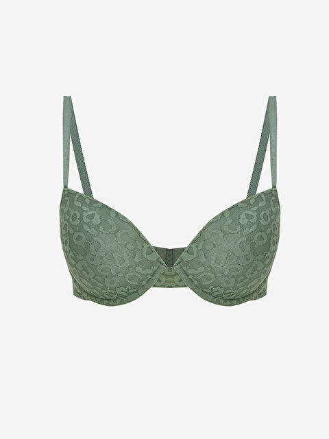 LCW DREAM Wired Non-Padded Lace T-Shirt Bra - S41859Z8-GRY