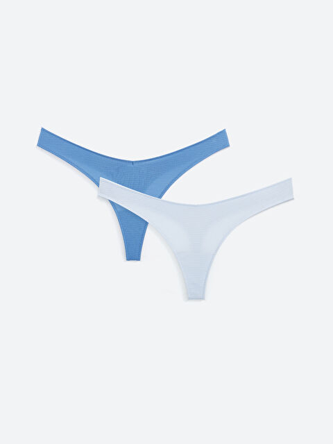 LCW DREAM Patterned Thong Knickers 2 Pack - S42076Z8-G6T