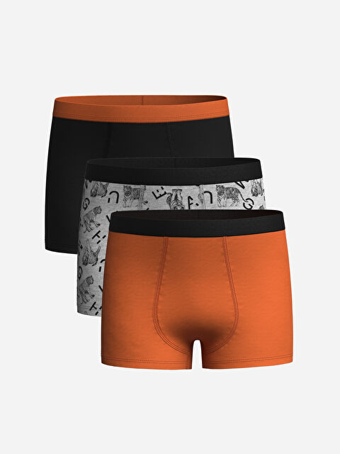 LCW Kids Printed Boys' Boxer Trunks 3-Pack - S42285Z4-998