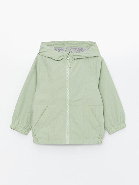 LCW Kids Kapüşonlu Uzun Kollu Erkek Bebek Yağmurluk - S42469Z1-FLD