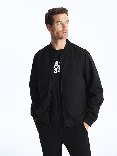 忍耐 英語 4枚 LCWAIKIKI Classic Standard Fit College Collar Men's Coat