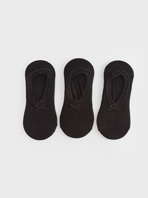 LCW DREAM Kendinden Desenli Kadın Babet Çorap 3'lü - S42535Z8-J0F