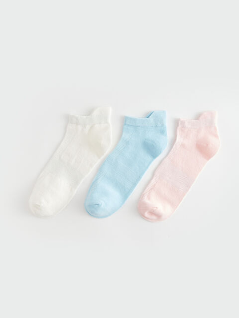 LCW DREAM Chaussettes d'entraînement Unies pour Femmes Lot de 3 pièces - S42547Z8-J1F