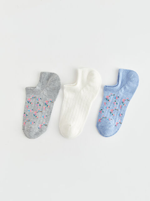 LCW DREAM Desenli Kadın Patik Çorap 3'lü - S42660Z8-LAL