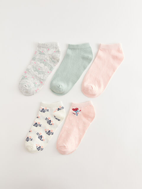LCW DREAM Desenli Kadın Patik Çorap 5'li - S42672Z8-J3S
